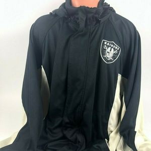 Raiders NFL men's zip up jacket size Large